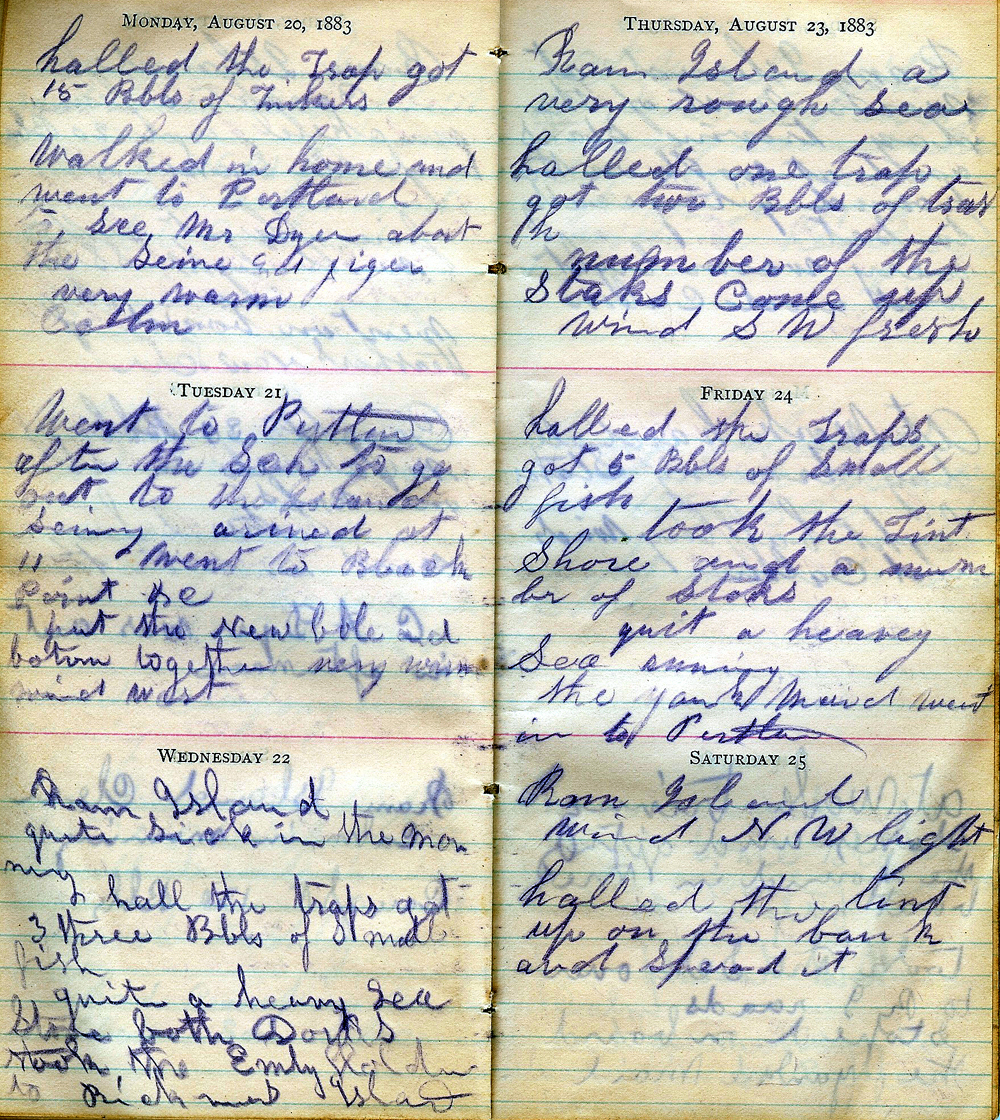 August 20 - August 25, 1883