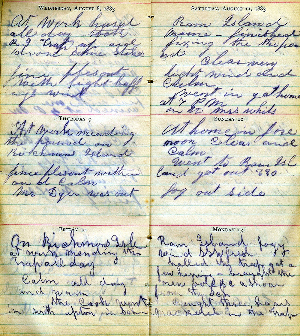 August 8 - August 13, 1883