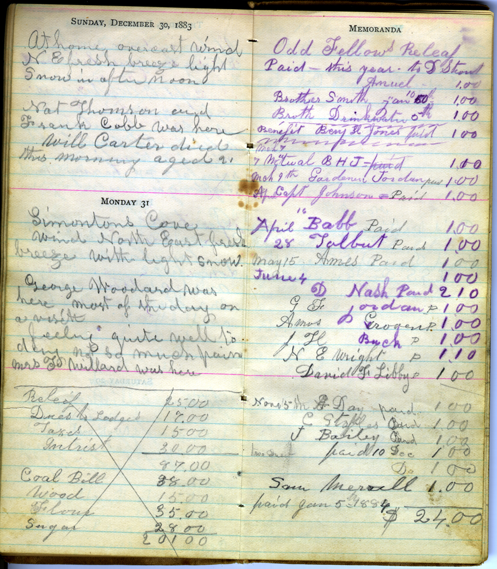 December 30 - December 31, 1883