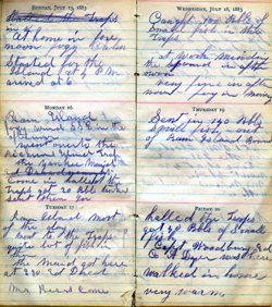 July 15 - July 20, 1883