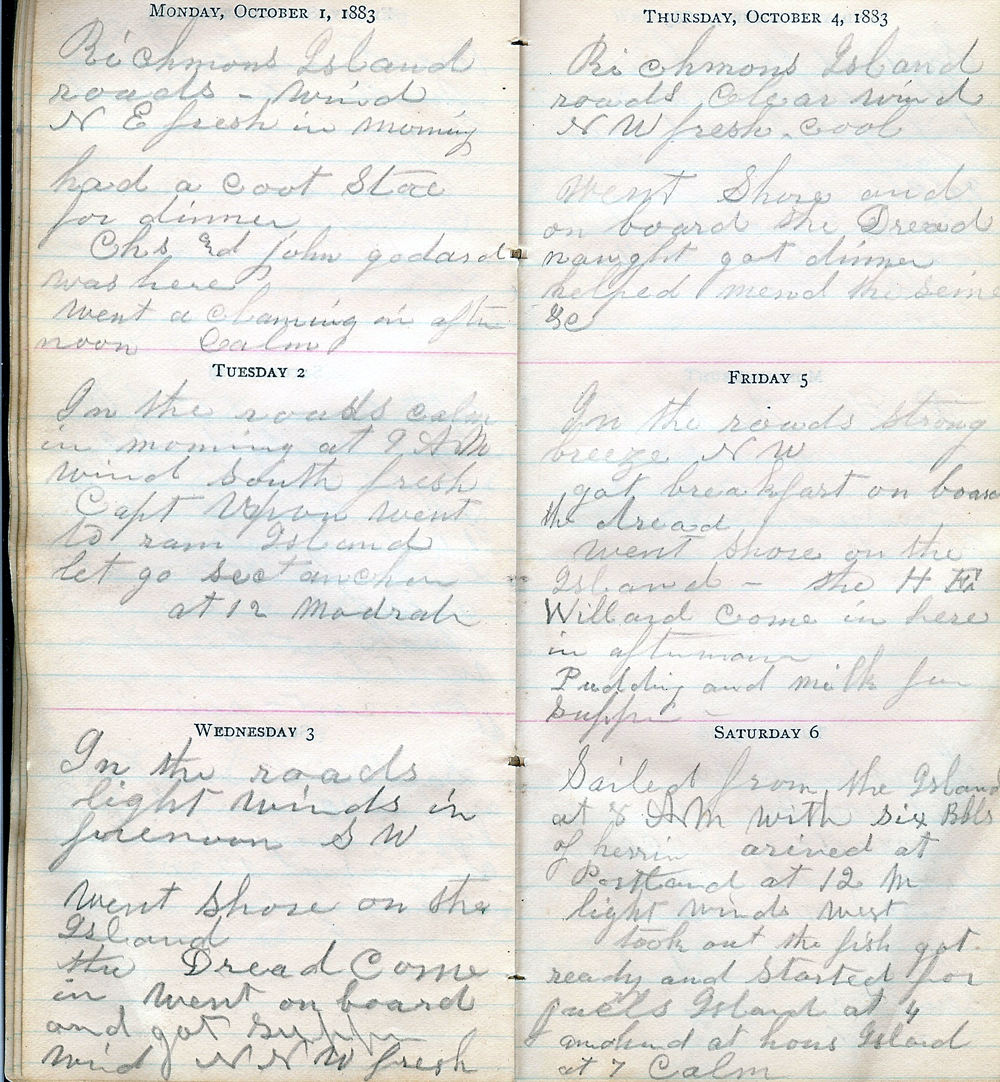 October 1 - October 6, 1883